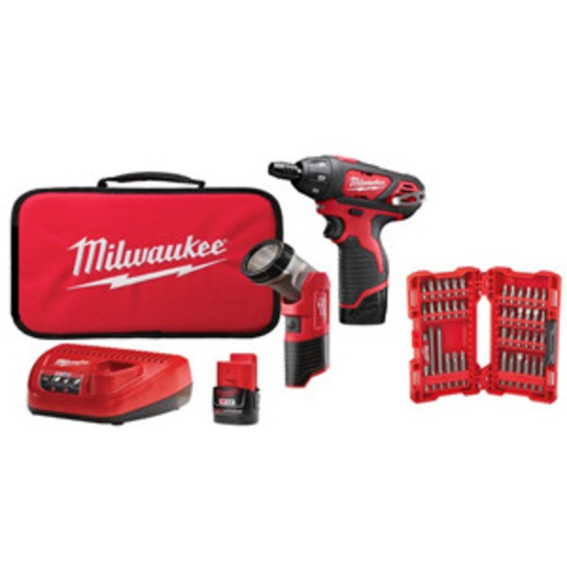 Milwaukee M12 Cordless Screwdriver Kit – MWK2482-22