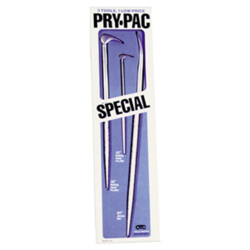 OTC 3-Piece Pry Bar Set 12 & 18 ROLL HEAD 24 JIMMY – OT7171