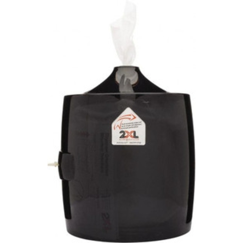 2XL Corporation Gray Manual Wipe Dispenser 12 High x 12 Wide 12 Deep, For 2XL Refill Rolls 2XL-80 – 92726637