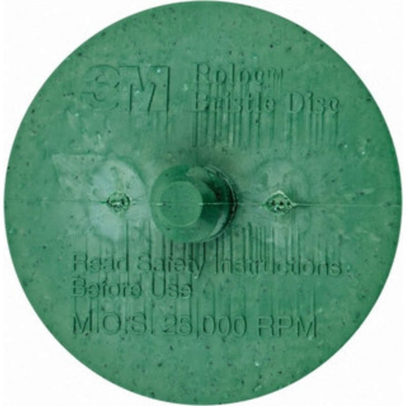 3M 2 50 Grit Ceramic Tapered Disc Brush Coarse Grade, Type R Quick Change Connector, 5/8 Trim Length 7000000742 – 00222752