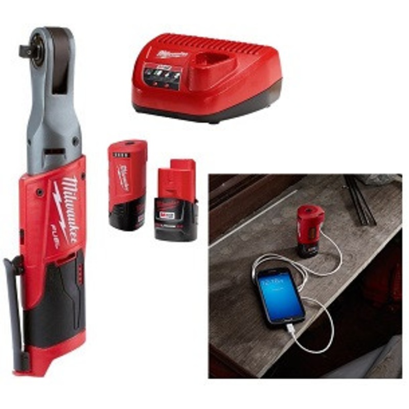 Milwaukee M12 1/4 Fuel Ratchet Bundle Kit – MWK2556SP