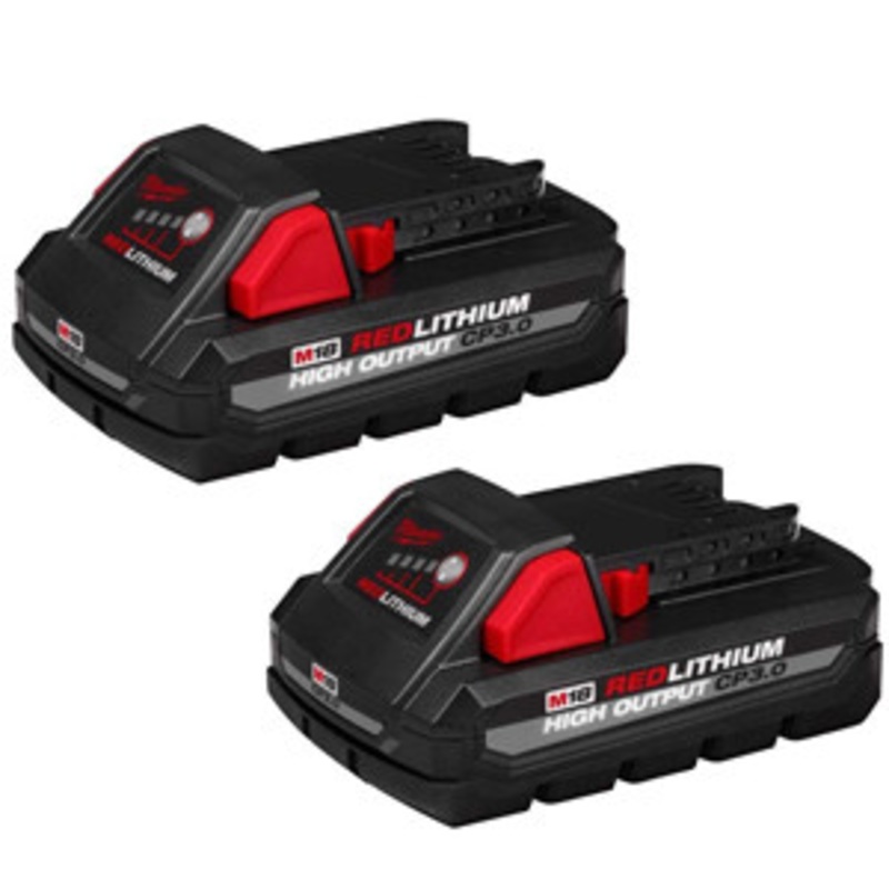 Milwaukee M18 CP3.0 Battery 2-Pack Redlithium High Output – MWK48-11-1837