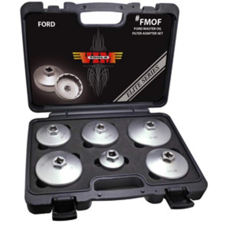 VIM Tools Ford HD 6 Pc Oil Filter Adapter Set – VMFMOF