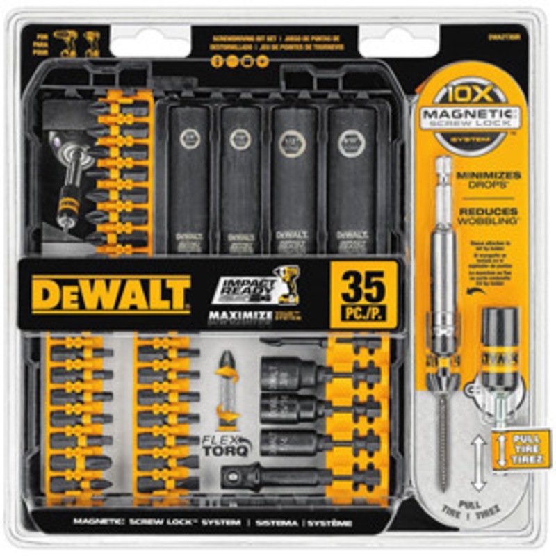 DeWALT 35 Pc Impact Ready Screwdriving Set – DWA2T35IR
