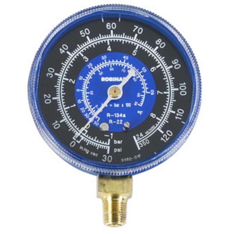 Robinair R12 R134 R22 Low Side Blue Freon Gage – RA11794