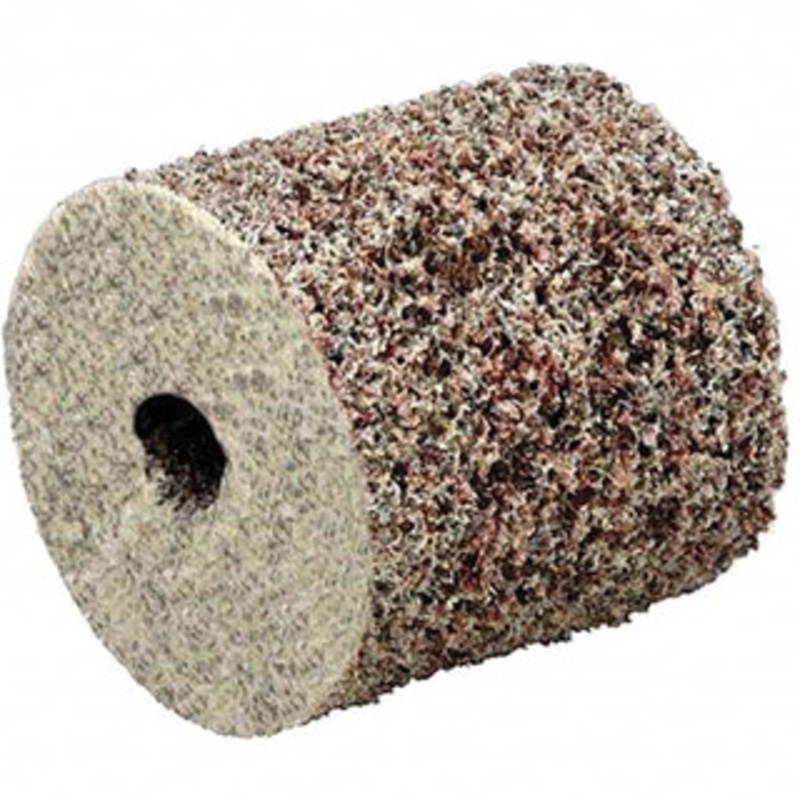 3M 1 Diam, 1/8 Face Width, 1/8 Center Hole, Coarse Grade, Aluminum Oxide Deburring Wheel Unitized, Hard Density 8 Grade, 35,100 RPM 7000000723 – 01174887