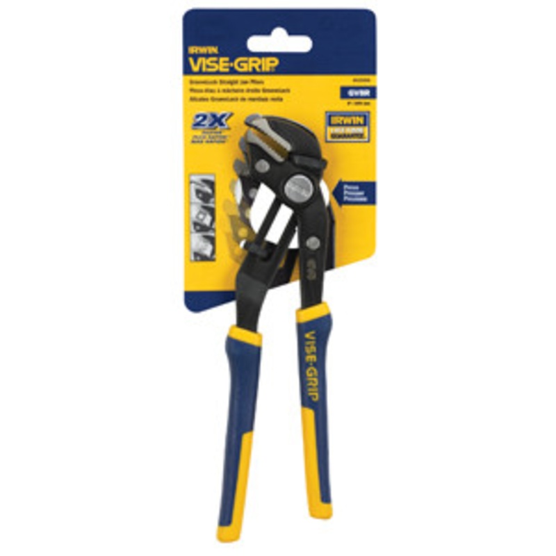 IRWIN GV8R GrooveLock 8Straight Jaw Pliers – VG4935095