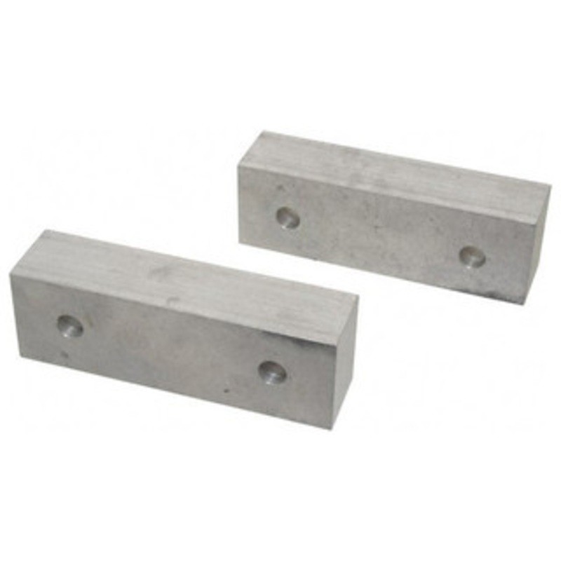 Gibraltar Millsoft Vise Jaws, Aluminum, for 6 Vises, 6-1/8 Wide x 2 High x 1-1/2 Thick – 70-744-8