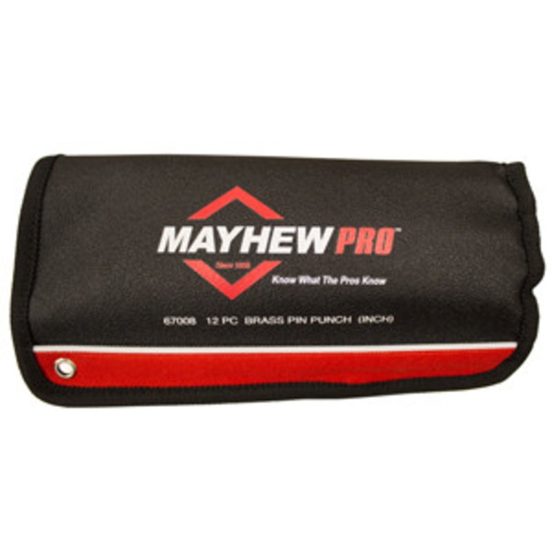 Mayhew 12 Piece Brass Pin Punch SAE Set – MH67008