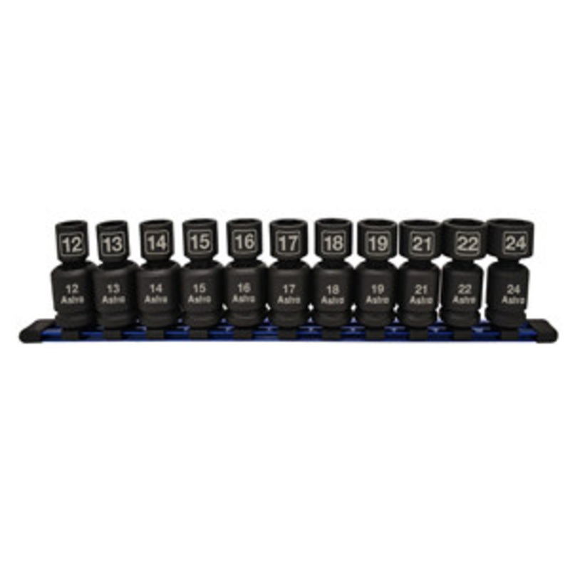 Astro Pneumatic 1/2 Drive Metric Universal Nano Pinless Impact Sockets – AO78244