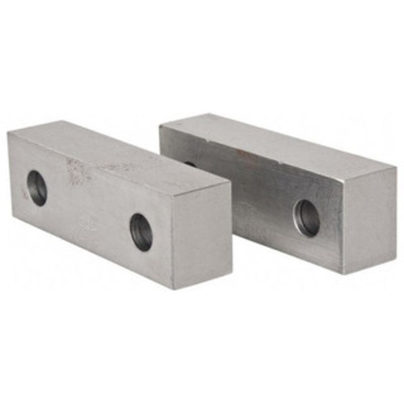 Gibraltar Millsoft Vise Jaws, Steel, for 6 Vises, 6-1/8 Wide x 2 High x 1-1/2 Thick – 70-739-8