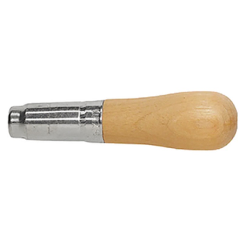 Lutz Long Ferrule Wood File Handle – For File Sizes 6 thru 8, 1-7/32 Diameter, 4-1/2 Length – 85482900112