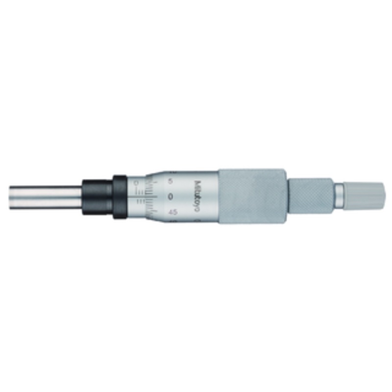 Mitutoyo Micrometer Head, Non-rotating Spindle, 0-1 – 153-205