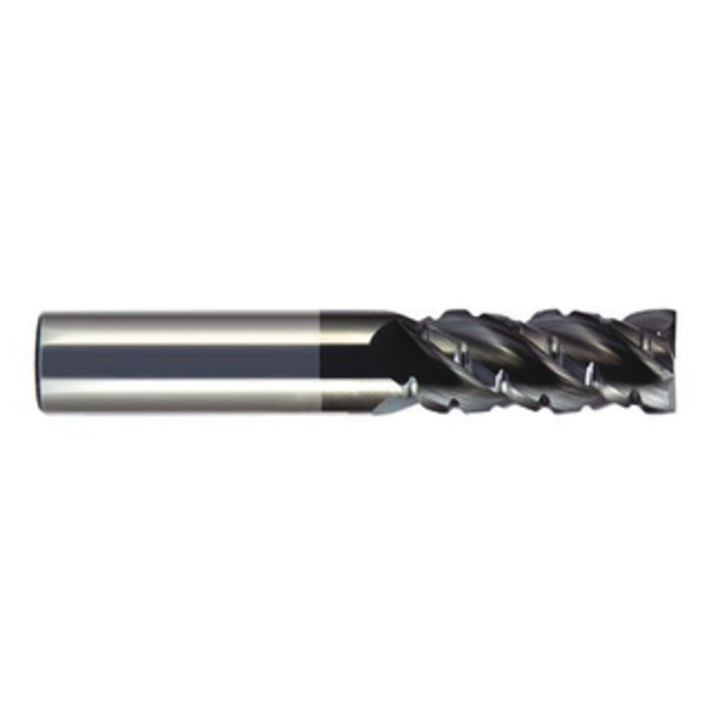 Rushmore USA 4 Flute Solid Carbide AlTiN Coated Roughing & Finishing Single End Mill, 5/8 Shank Dia., 3-1/2 OAL – 105672