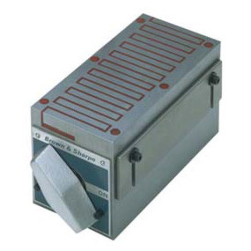 TESA Brown & Sharpe Fine Pole Rectangular Permanent Magnetic Block Chuck #745-255 – 20-746-4