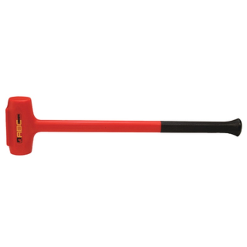 ABC Hammer Dead Blow Hammer, 26 Handle Length, 2-3/4 Face Diameter, 144 oz. Head Weight – ABC10DB