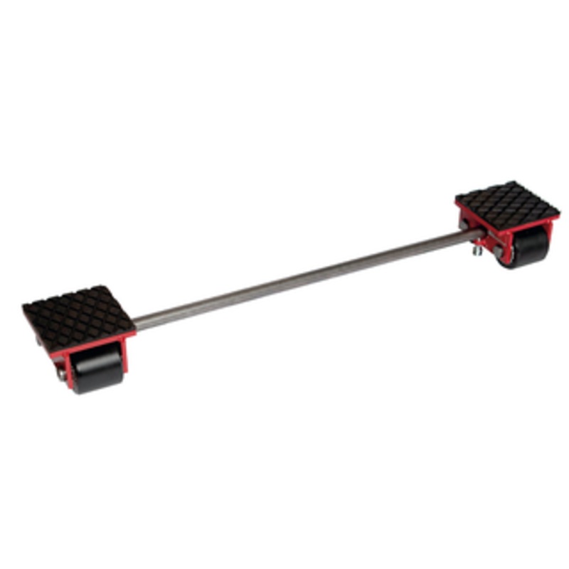 GKS-PERFEKT Heavy Duty Machinery Dolly – F Series, 6,600 lbs. Capacity, Weight 35 lbs., 5-9/10 OAL – 3-10206