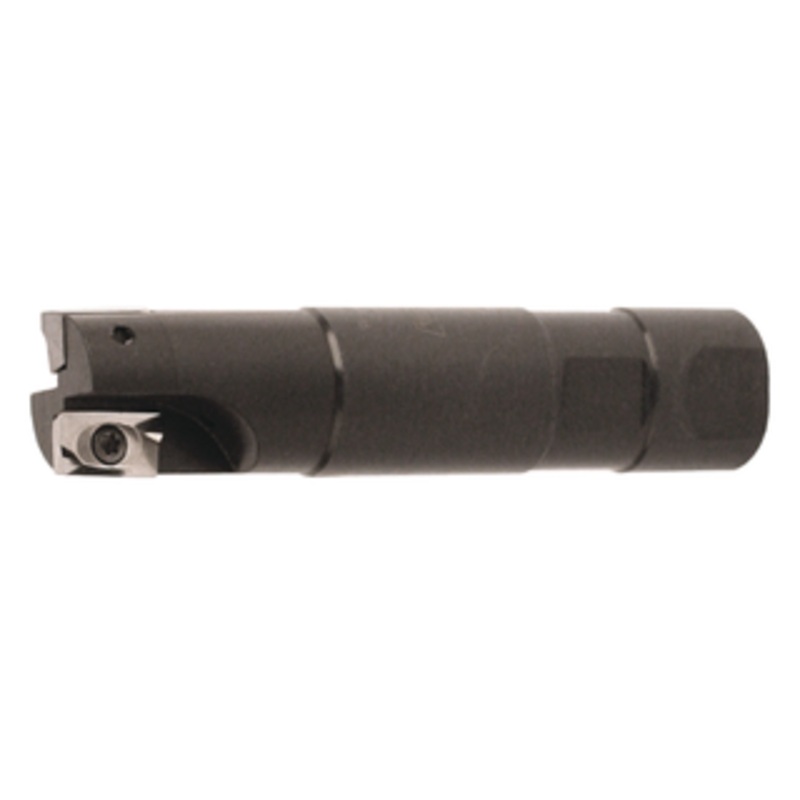 Akuma 90 Degree Indexable End Mill for 1 APKT1003 Insert, Cutting Dia. .375, Shank Dia. .500, 3 OAL – APPS.10.037.R-S.050