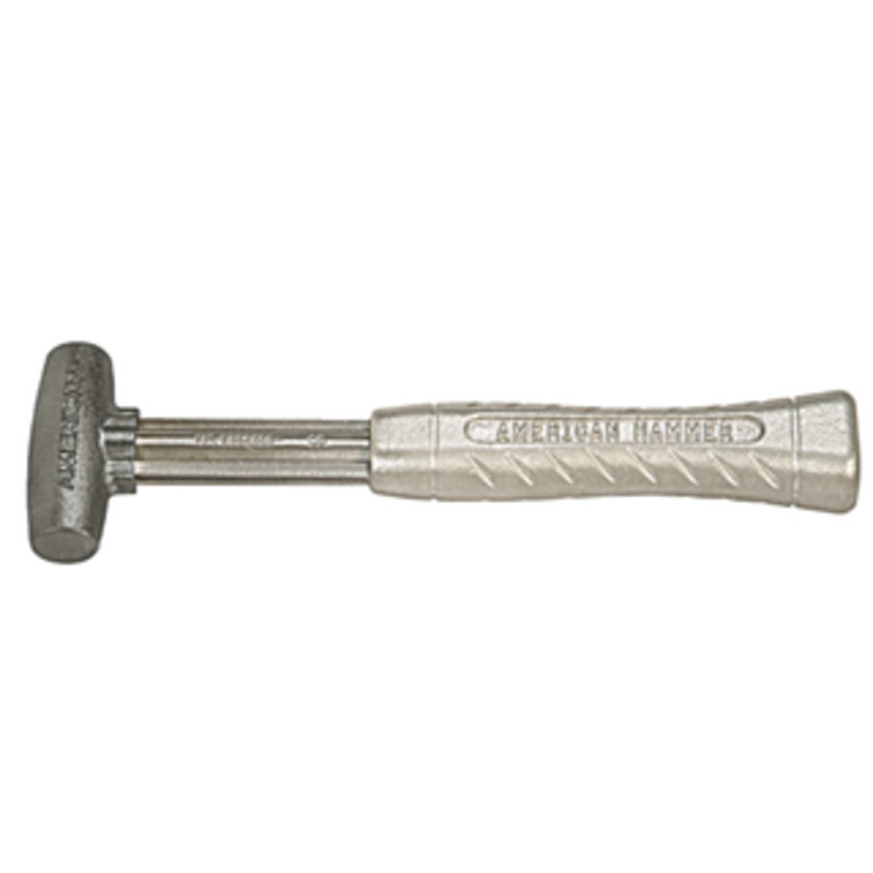 American Hammer Zinc Alloy Head Tapered Hammer, 1 Face Diameter, 1 lb. Head Weight, 12 Handle Length – AM1ZNAG