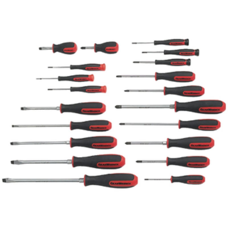 GEARWRENCH 12 Piece Combination Phillips, Slotted & Torx Screwdriver Set – 80066
