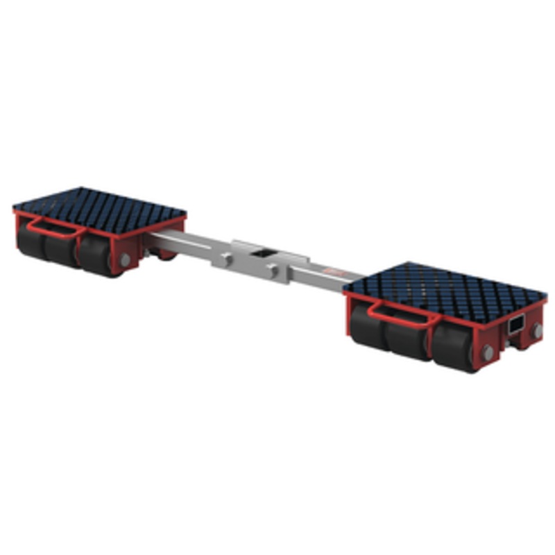 GKS-PERFEKT Heavy Duty Machinery Dolly – F Series, 19,800 lbs. Capacity, Weight 90 lbs., 7-9/10 OAL – 3-11070