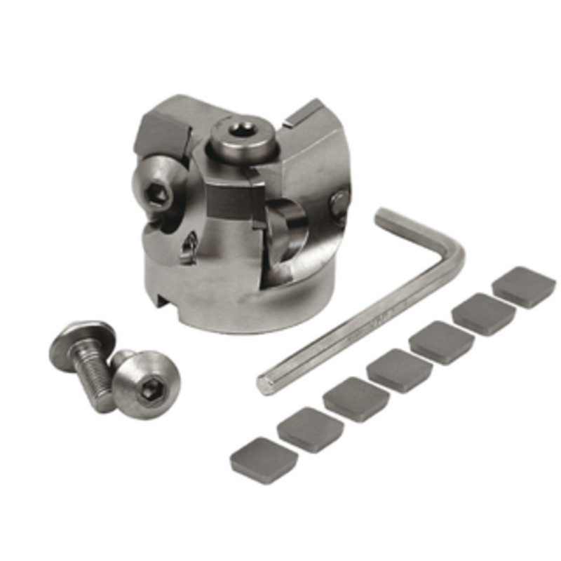 Terra Carbide 75 Degree Indexable Face Mill Set with Inserts – SP42C.D200 SET APC5