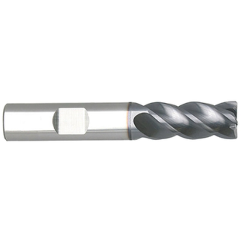 Niagara Cutter 4 Flute Stabilizer AlTiN Coated Carbide Single End Mill, 1 Size & Shank Diameter, 1 Length of Cut, .030 Corner Radius 4 Overall Length