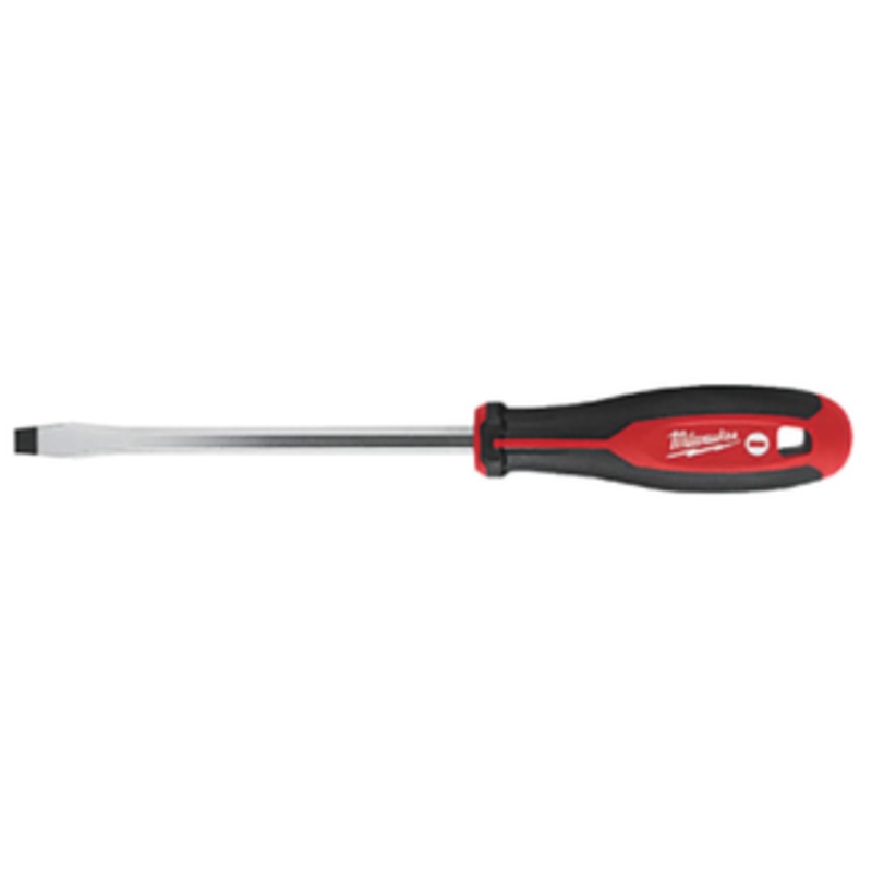 Milwaukee Slotted 3/8 Blade Width x 8 Blade Length Screwdriver, 12-1/2 Overall Length – 48-22-2023