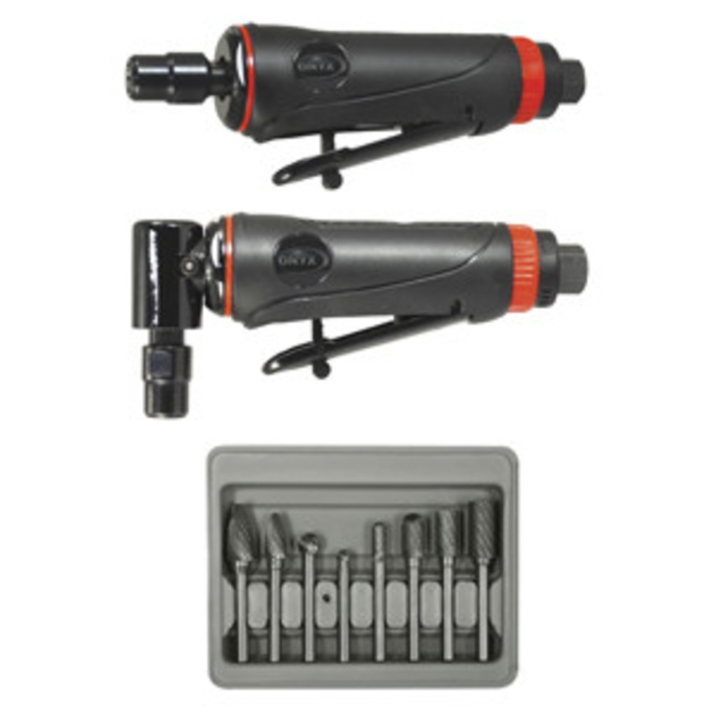 Astro Pneumatic ONYX Dual Die Grinder Kit with Burrs – AO219