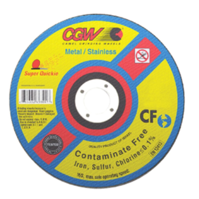 CGW Contaminate Free Quickie Cut-Off Wheel, Type 27, 6D x .45 Thickness