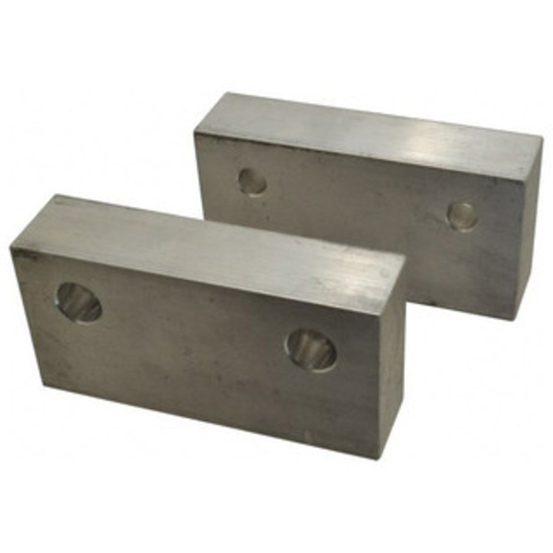 Gibraltar Millsoft Vise Jaws, Aluminum, for 6 Vises, 6 Wide x 3 High x 1-1/2 Thick – 70-748-9