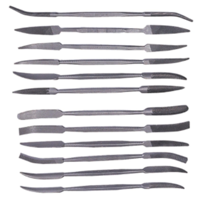 Precise 12 Piece #2 Diemakers Riffler File Set