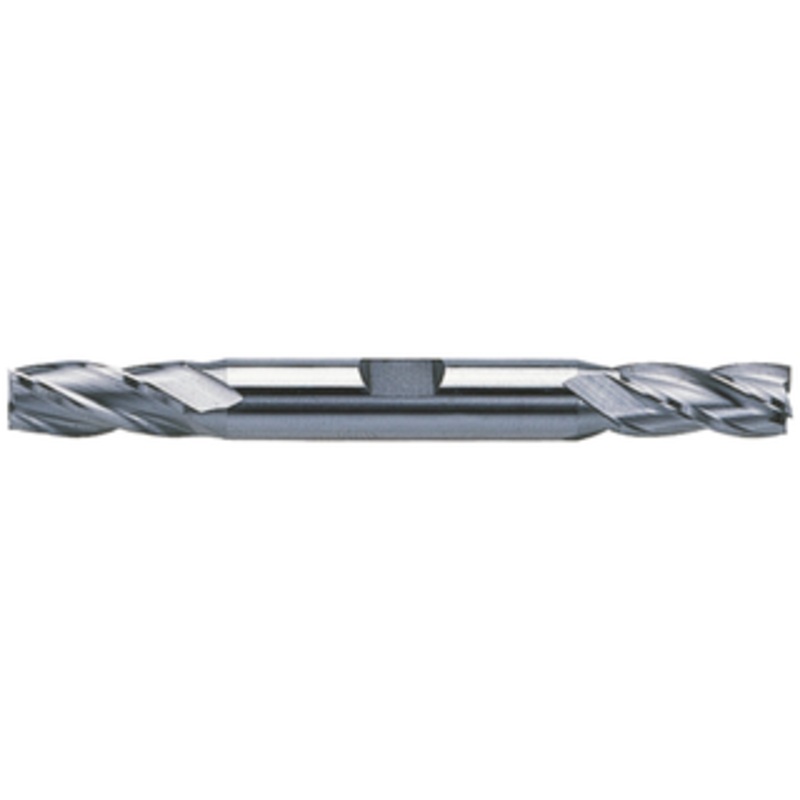 Rushmore 4 Flute M42 8% Cobalt 1/4 Size Double End Mill, 3/8 Shank Diameter
