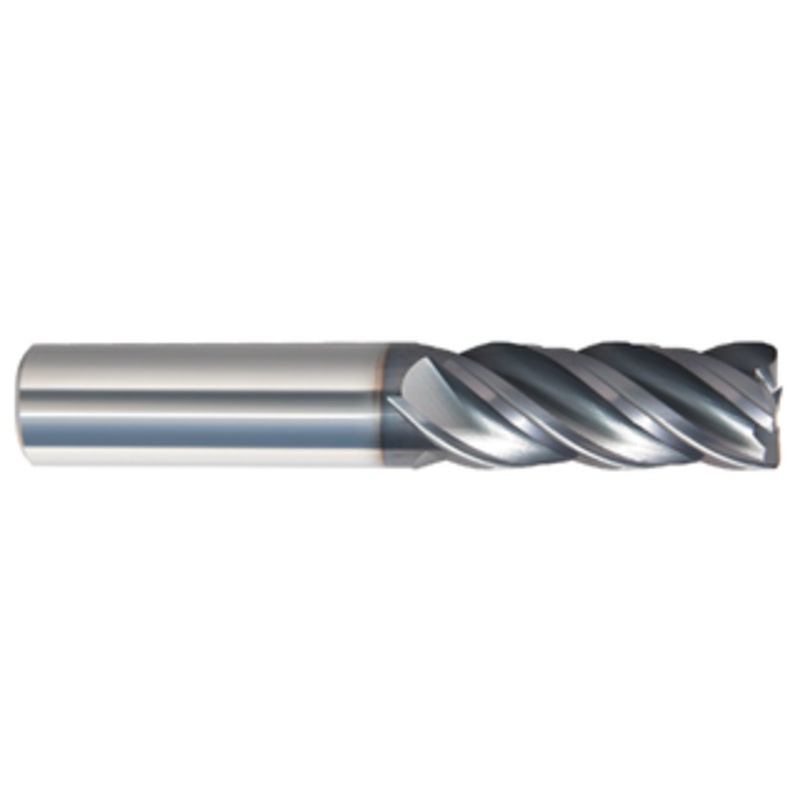 Rushmore 4 Flute Variable Helix Roughing & Finishing End Mill, 1/2 Shank Diameter, Length of Cut 2, 4 OAL, 0.030 Radius