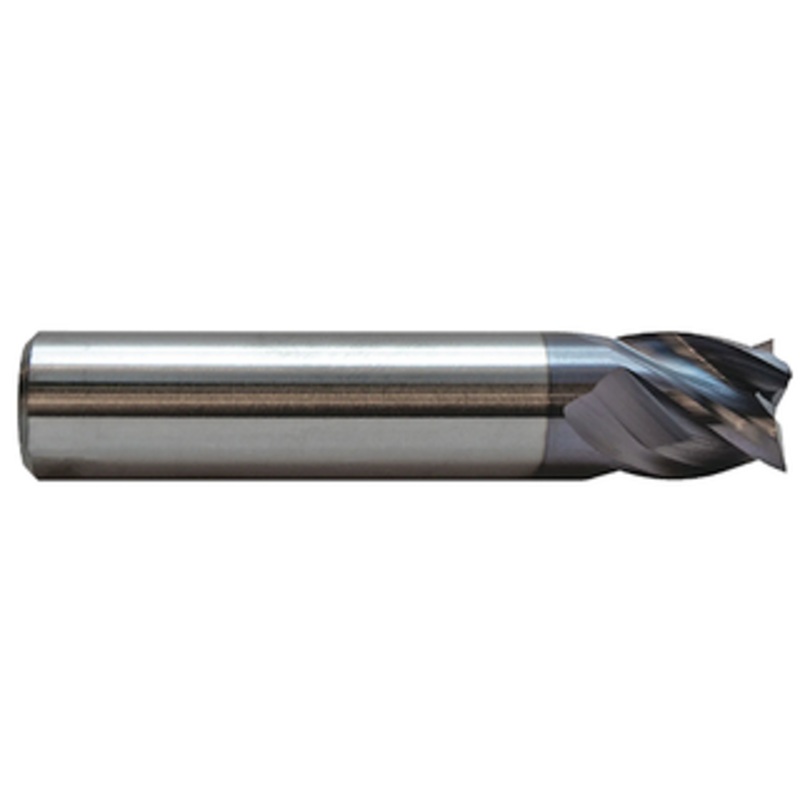 M.A. Ford 4 Flute ALtima Coated Carbide Single End Mill, 3/16 Size & Shank Diameter, 7/16 Length of Cut, 2 Overall Length