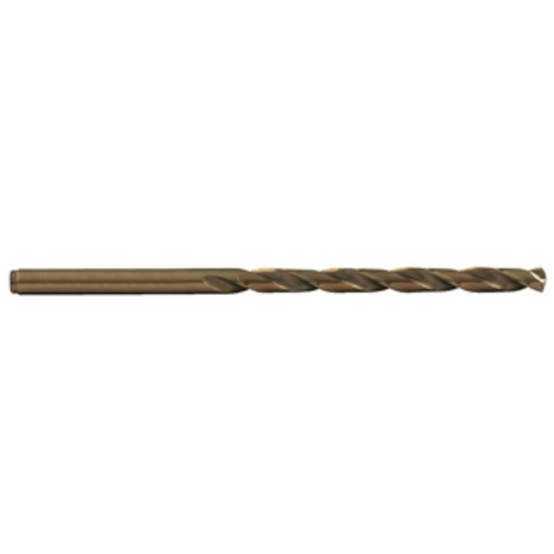 Precision Twist Drill Cobalt 135 Point Jobbers Length Twist Drill, #11 Size, .1910 Decimal Size, 3-1/2 Overall Length