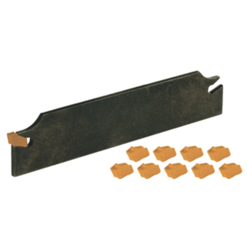 T&O Positive Stop Cut-Off Set with GFN-3 Inserts 5.906L x 1.26H Blade