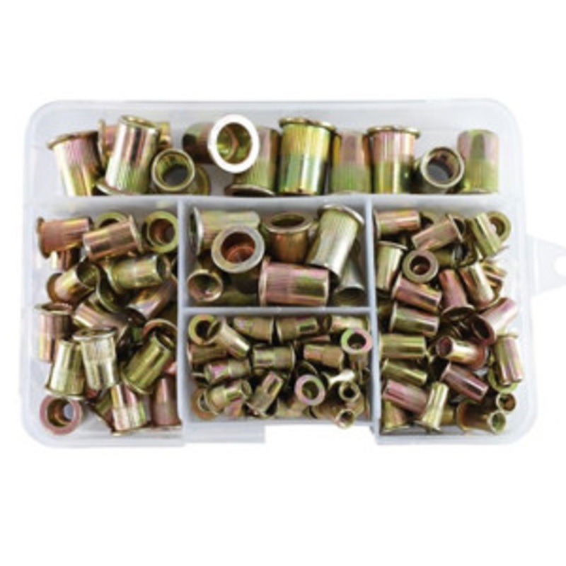 Astro Pneumatic 120 Piece SAE Steel Rivet Nut Assortment – AORN120