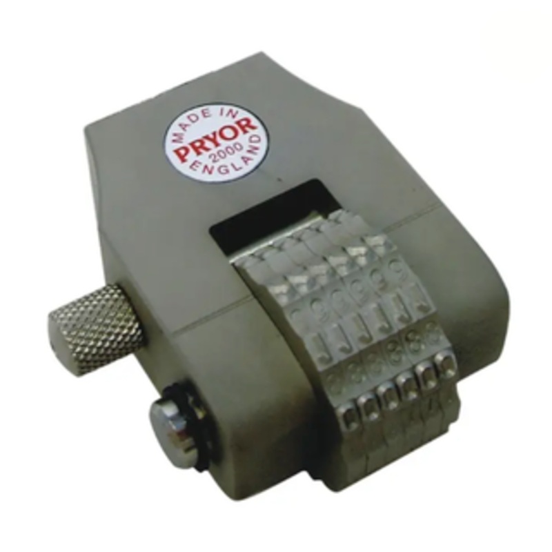 Pryor Manual Numbering Head, 5/64 Character Size, No. of Wheels 4