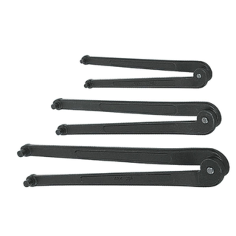 Williams 3 Piece Adjustable Face Spanner Wrench Set, 2 – 4 Capacity, 6-1/4 – 10-3/8 Length – WS-483