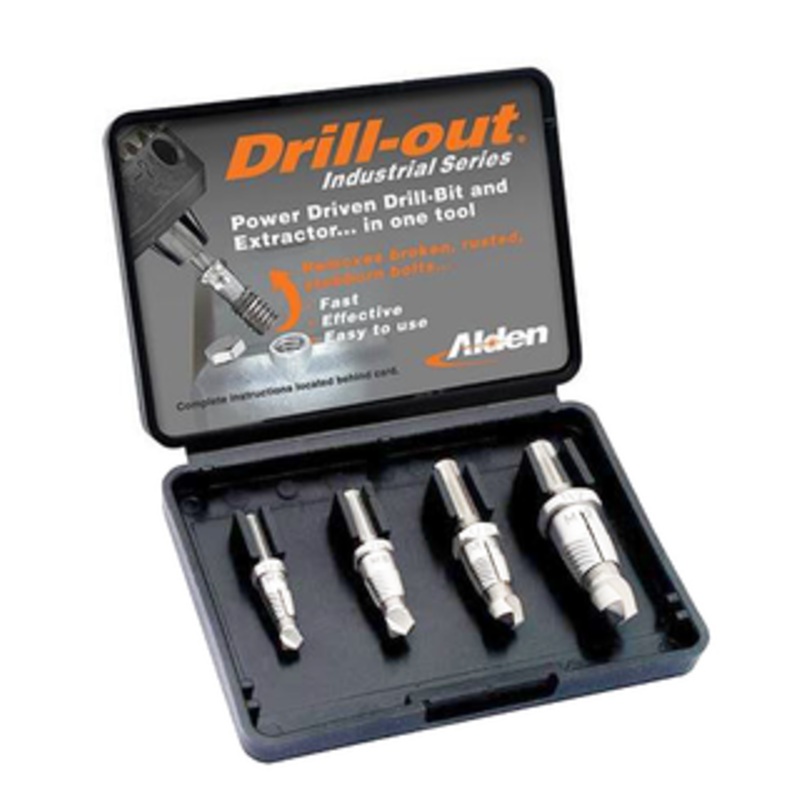 Alden Drill-Out Broken Bolt Extractors & Set