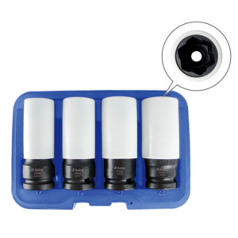 Astro Pneumatic Flank Bite Damaged Lug Nut Socket Set – AO7404