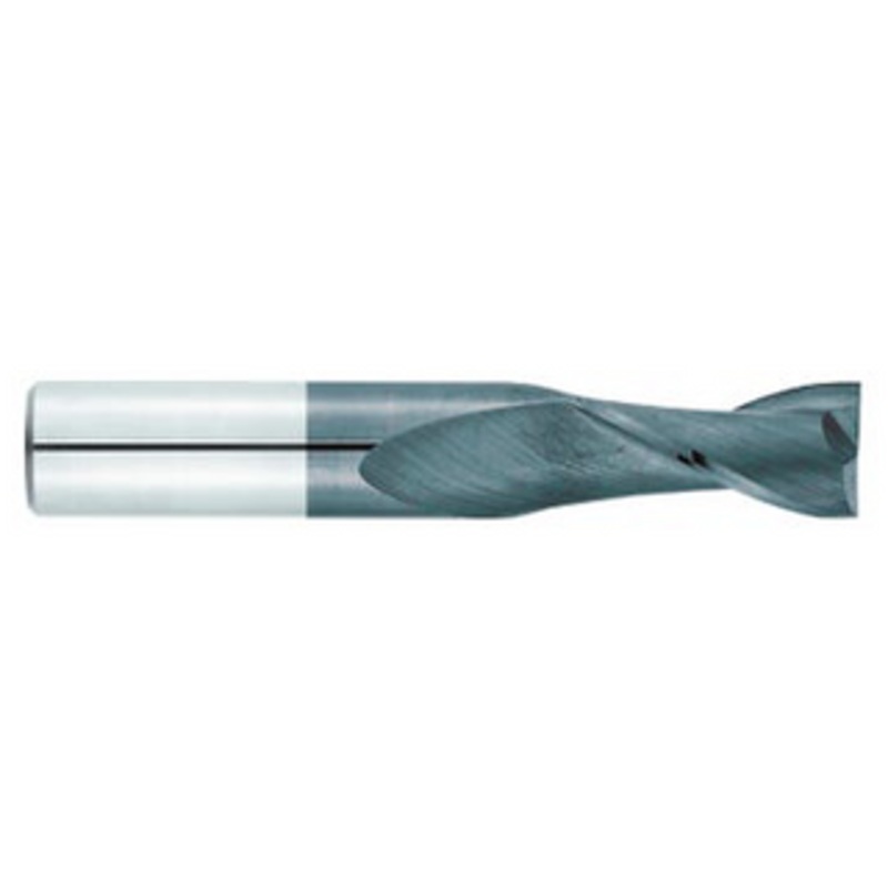 Niagara Cutter 2 Flute Solid Carbide TiALN Coated Single End Mill, 1/32 Size, 1/8 Shank Diameter, 5/64 Flute Length, 1-1/2 Overall Length