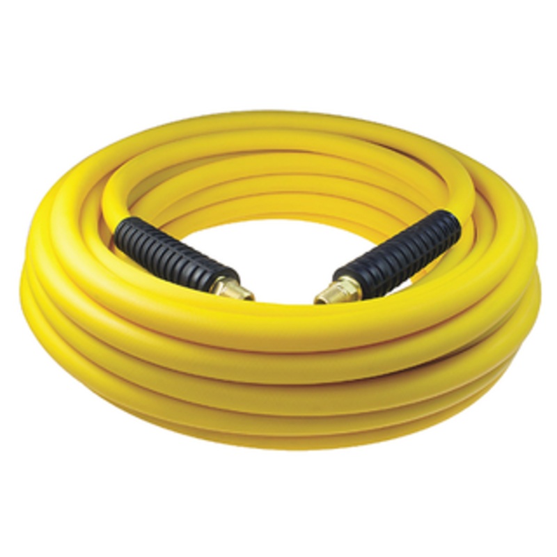 Coilhose Pneumatics Yellow Belly Air Hose Assembly, 1/4 Hose ID, 50 ft. Hose Length – YB40504Y
