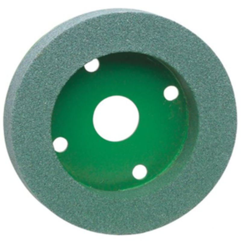 CGW Green Silicon Carbide Plate Mounted Grinding Wheel, 6 x 1 x 4, 80 Grit – 34950