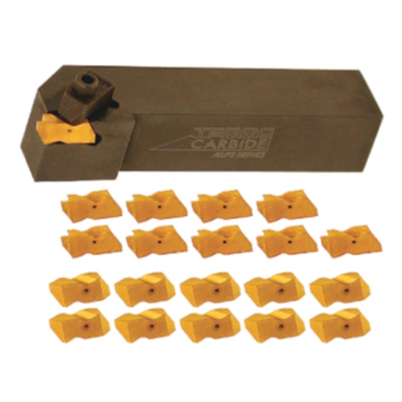 Terra Carbide Top Clamp Holder Set w/Grooving & Thread Inserts, 1.25 Shank