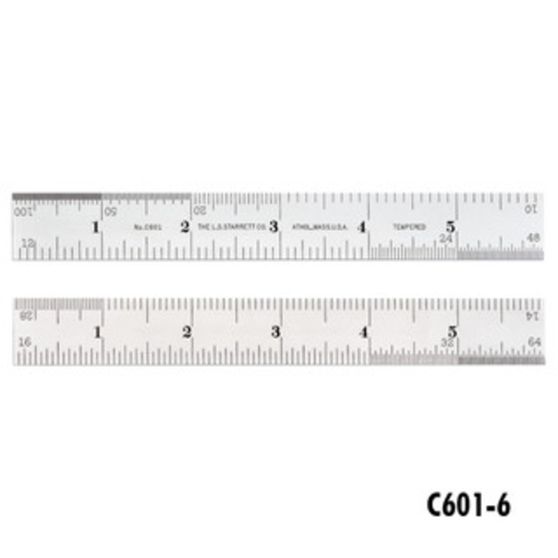 Starrett Steel Rules, 6