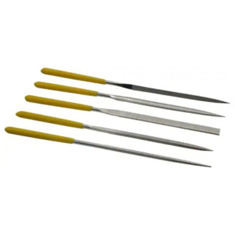 Value Collection Micro Diamond Pattern File Set, 5 pc. Production Grade, Fine Cut – 55-532-6