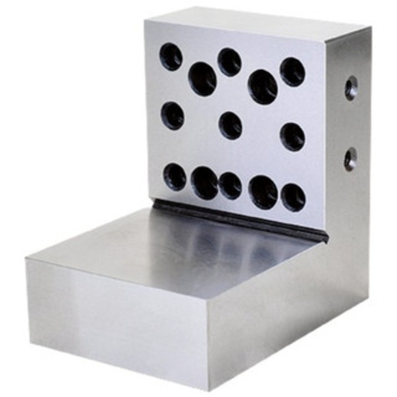 Precise 4 x 4 x 3 x 1-1/8 Steel Right Angle Plate – 3402-0443