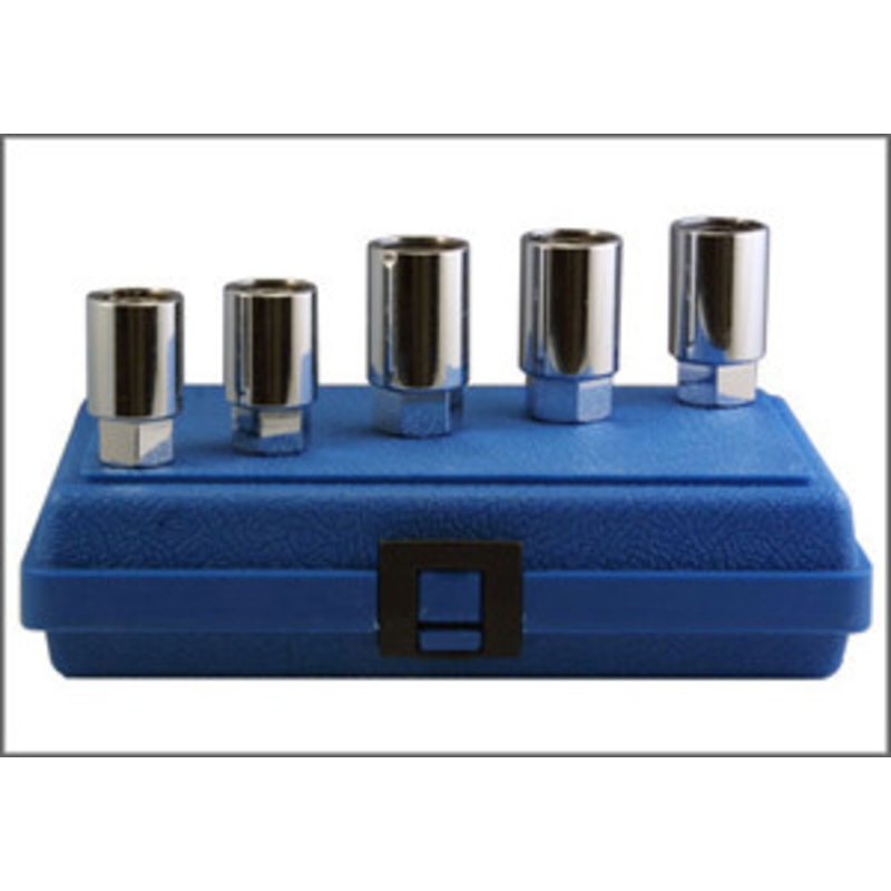 Assenmacher Specialty Tools 5 Piece Stud Extractor Set 1/4 5/16 3/8 7/16 1/2 – AH202